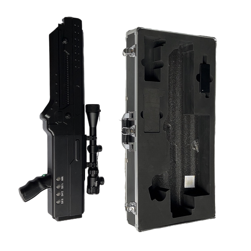  文殊镇手持便携式枪型低空防御反制四通道A型