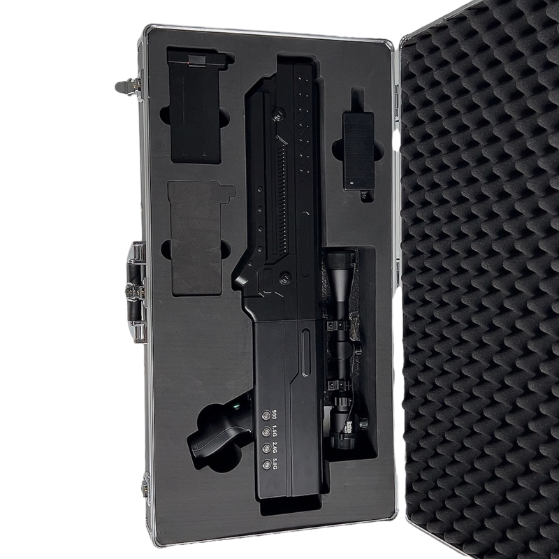  文殊镇手持便携式枪型低空防御反制四通道B型